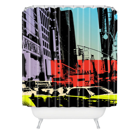 NY Streece 1 // Shower Curtain
