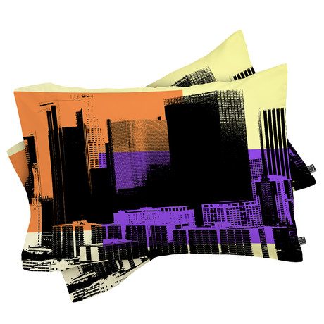 Skyline // Pillow Case // Set of 2