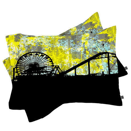 Santa Monica CA // Pillow Case // Set of 2
