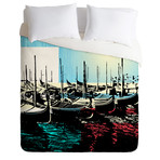 Venice Gondolas // Duvet Cover (Twin)