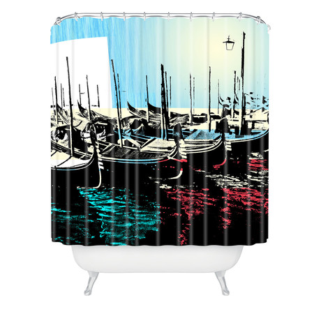 Venice Gondolas // Shower Curtain