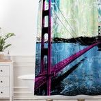 Golden Gate // Shower Curtain