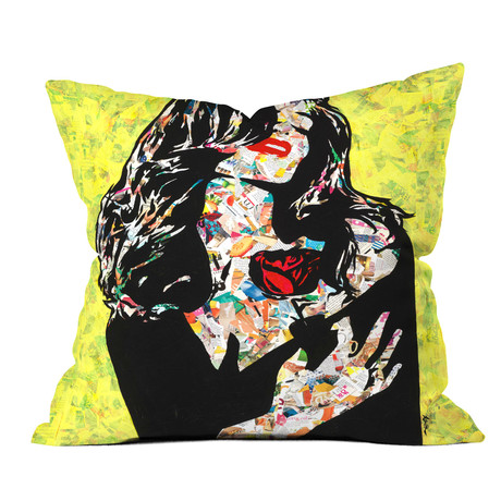 A Rose By Any Other Name // Throw Pillow (18"L x 18"W)