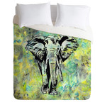 The Tough Elephant // Duvet Cover (Twin)