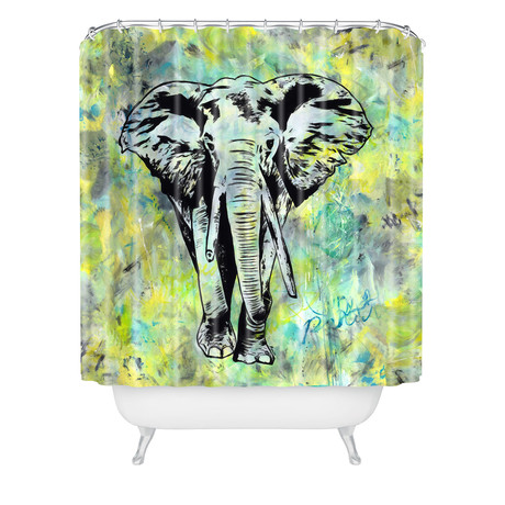 The Tough Elephant // Shower Curtain