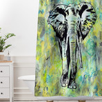The Tough Elephant // Shower Curtain