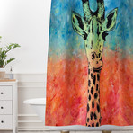 Universal Giraffe // Shower Curtain