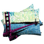 Golden Gate // Pillow Case // Set of 2