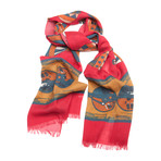 Around the World Scarf // Red