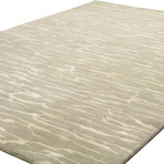 Isabel // Silver Wool + Viscose Rug (8'L x 2'6"W)