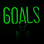 Goals Neon Light