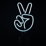 Peace Neon Desk Light