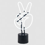 Peace Neon Desk Light