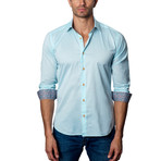 Woven Button-Up // Powder Blue (XL)