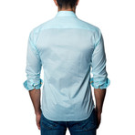 Woven Button-Up // Powder Blue (S)