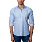 Woven Button-Up // Blue (2XL)