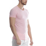 Solid T-Shirt // Pink (XL)