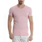 Solid T-Shirt // Pink (L)
