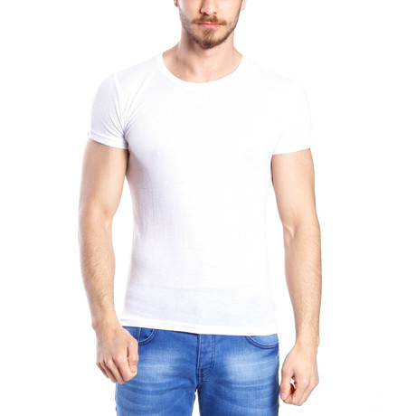 Solid Thin T-Shirt // White (S)