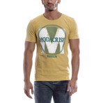 Graphic T-Shirt // Yellow + White (L)