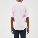 Solid Slim Fit Shirt // Pink (L)