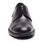 Medallion Toe Derby // Antique Black (Euro: 44)