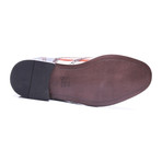 Medallion Brogue Wing-Tip Oxford // Brown + Dark Blue (Euro: 42)