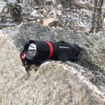 B.A.M.F.F. Flashlight // Black + Red (400 Lumens)