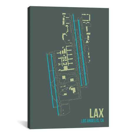 Los Angeles Diagram (18"W x 26"H x 0.75"D)