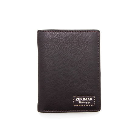 Mateo Tri-Fold Wallet // Brown