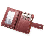 Nicolas Key Chain Wallet // Cognac