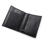 Mateo Tri-Fold Wallet // Black