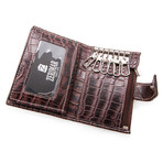 Nicolas Key Chain Wallet // Brown