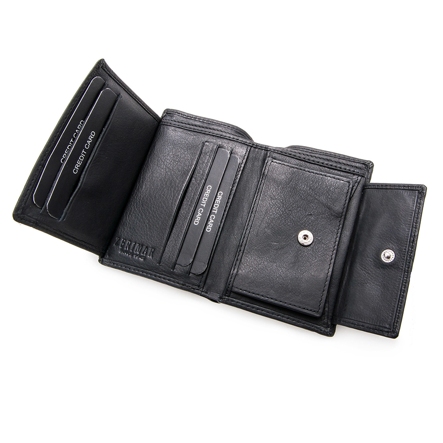 Caleb Tri-Fold Wallet // Black - Zerimar - Touch of Modern