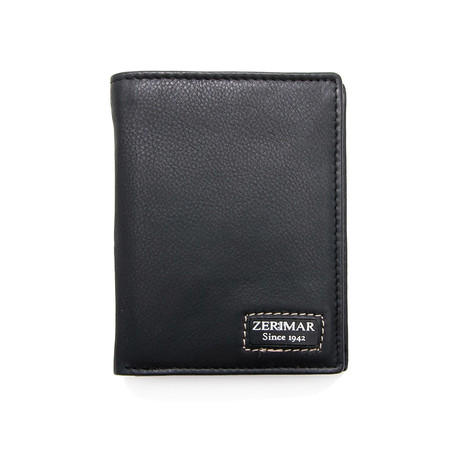 Mateo Tri-Fold Wallet // Black