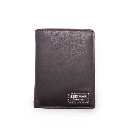 Alejandro Tri-Fold Wallet // Brown