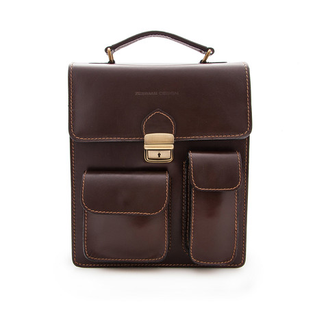 Vicente Briefcase // Brown