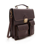 Vicente Briefcase // Brown