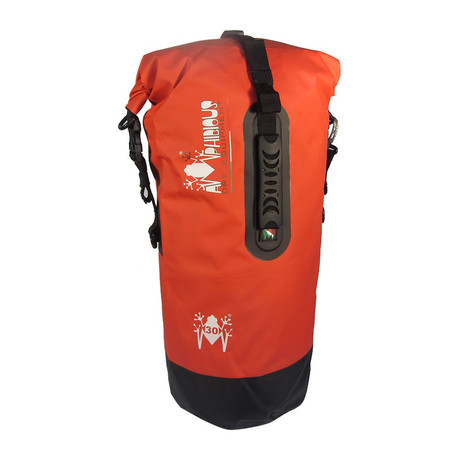 Mako Dry Tube Bag // Red