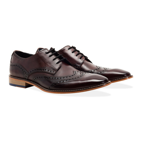 Gisburn Double Wing Tip Oxford // Bordeaux (UK: 6)