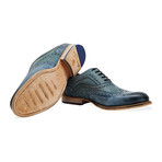 Harwood Wing Tip Brogue Oxford // Petrol Blue (UK: 12)