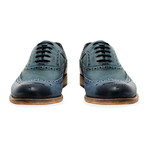 Harwood Wing Tip Brogue Oxford // Petrol Blue (UK: 12)