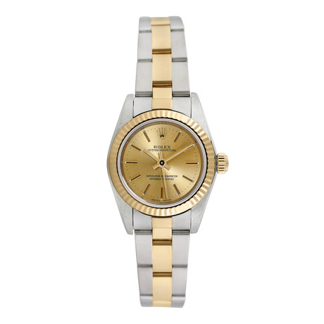 Rolex Ladies Oyster Perpetual Two-Tone  Automatic // 76913 // Pre-Owned