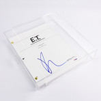 Framed Autographed Script // E.T.