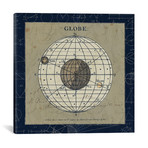 Globe On Blue (18"W x 18"H x 0.75"D)