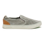 Soumei Perforated Suede Perforated Slip-On // Grey (Euro: 46)