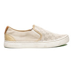 Soumei Perforated Suede Perforated Slip-On // Beige (Euro: 41)