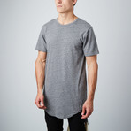 Strapped Hi-Lo Tall Tee // Grey (S)