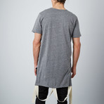 Strapped Hi-Lo Tall Tee // Grey (S)