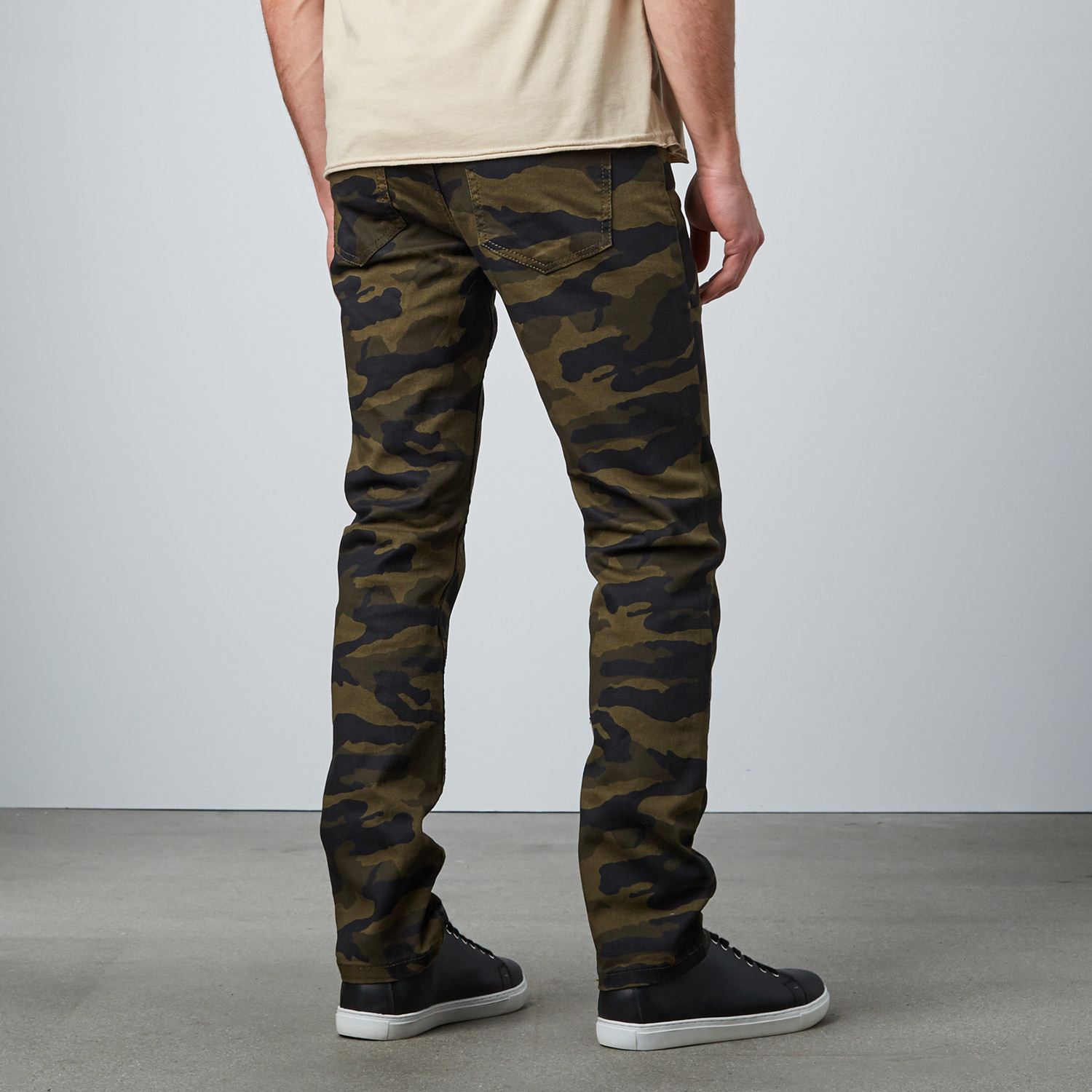 Camo Skinny Jeans // Olive (30WX32L) - Seize & Desist - Touch of Modern